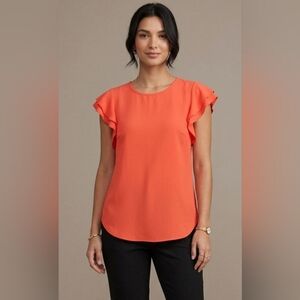 5 For 25✨️Dynamite Womens Extra Small XS Coral Orange Pink Flowy Blouse Tank Top